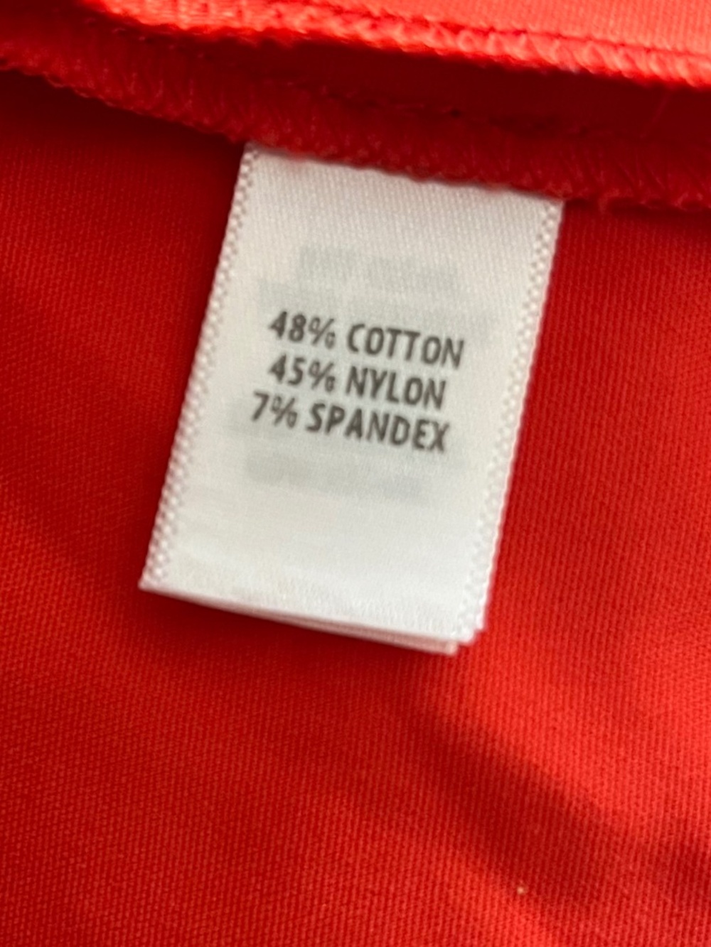 St. John Women’s Bright Orange Size Zip Cotton Blend Straight Leg Pants Sz-10 - Picture 7 of 7